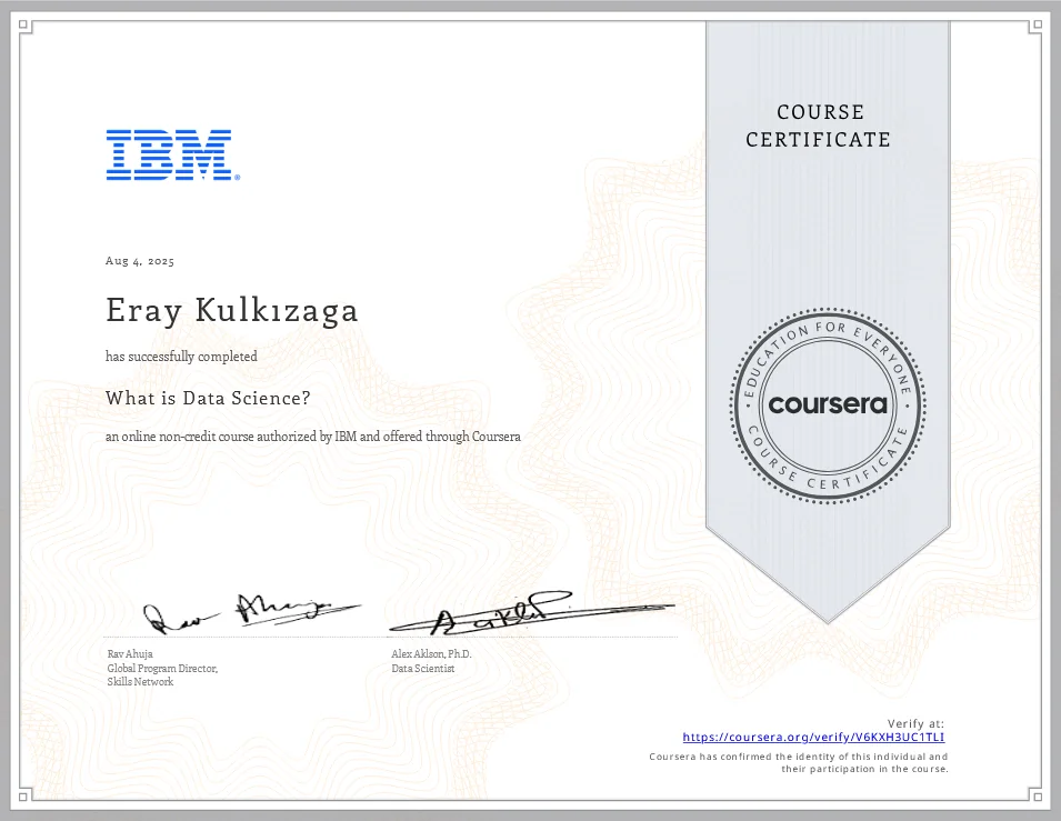 Data Science Professional Certificate